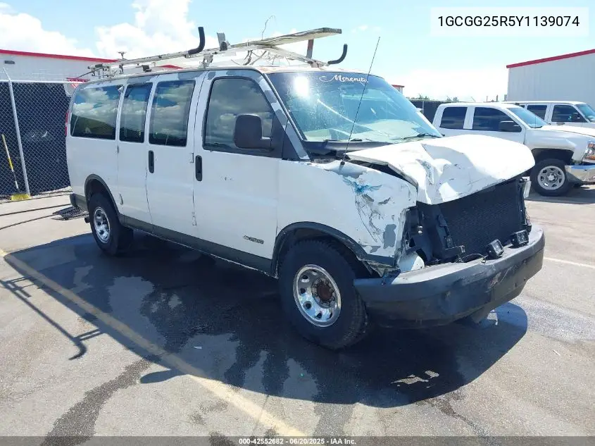 2000 Chevrolet Express VIN: 1GCGG25R5Y1139074 Lot: 42552682