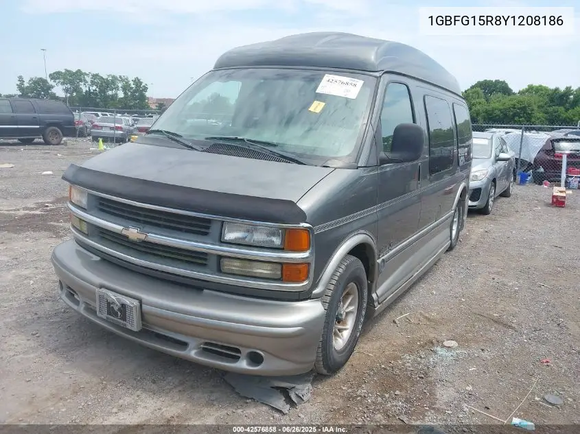 2000 Chevrolet Express Upfitter Pk. VIN: 1GBFG15R8Y1208186 Lot: 42576858