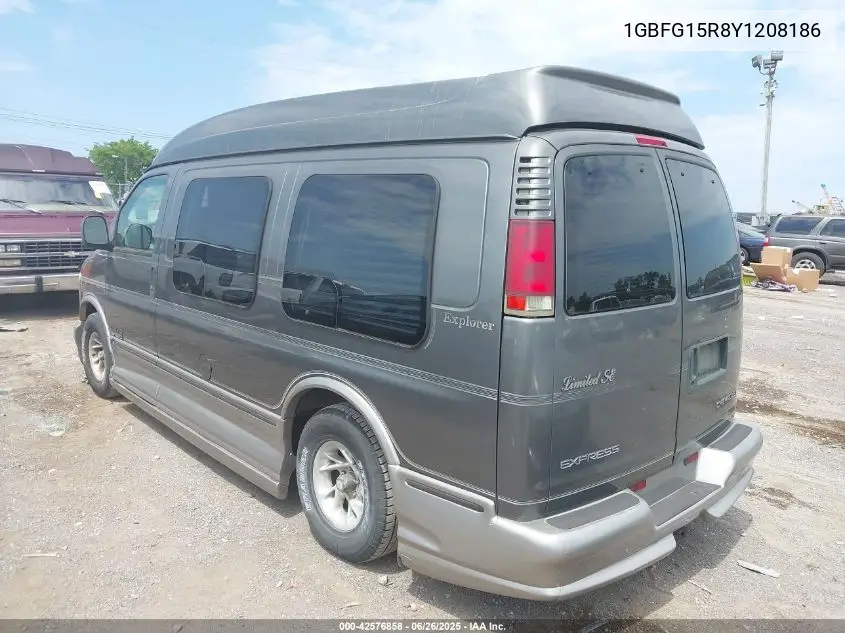 2000 Chevrolet Express Upfitter Pk. VIN: 1GBFG15R8Y1208186 Lot: 42576858