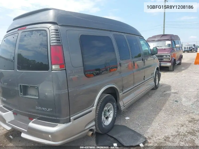 2000 Chevrolet Express Upfitter Pk. VIN: 1GBFG15R8Y1208186 Lot: 42576858