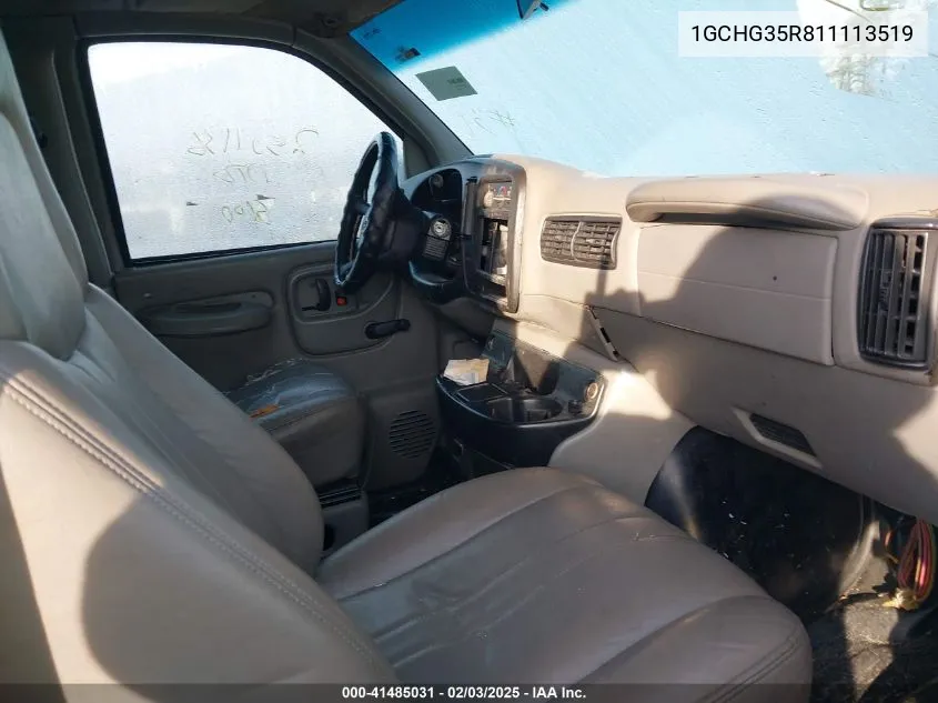 2001 Chevrolet Express VIN: 1GCHG35R811113519 Lot: 41485031