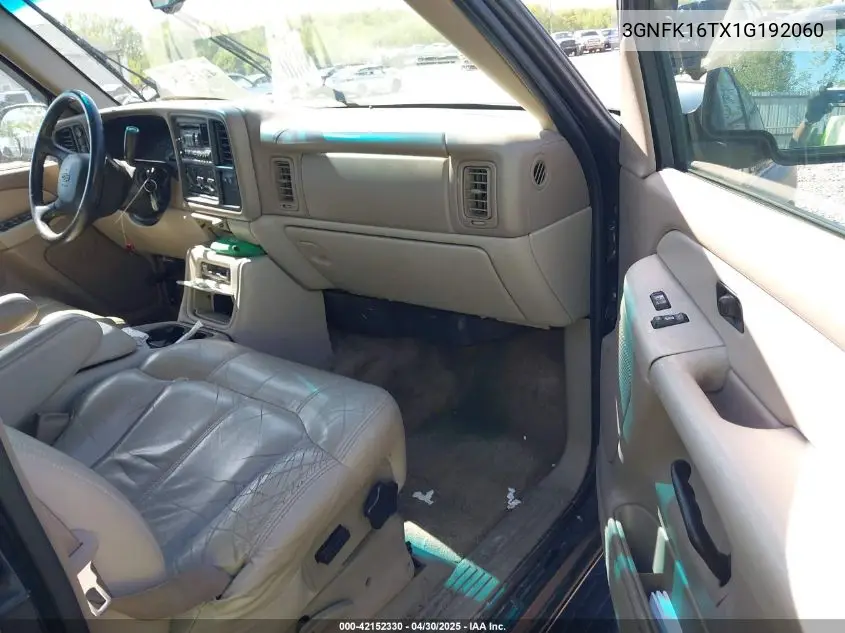 2001 Chevrolet Suburban 1500 Ls VIN: 3GNFK16TX1G192060 Lot: 42152330
