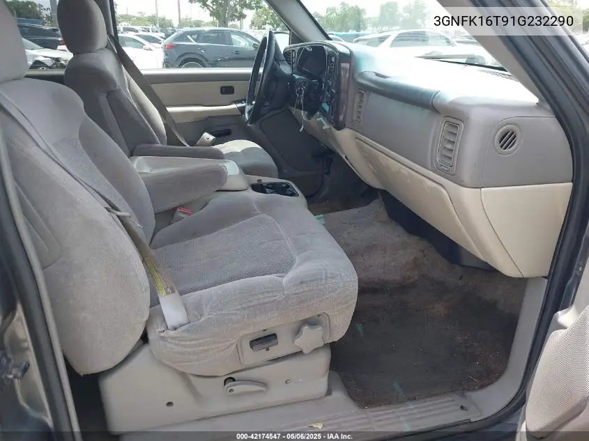2001 Chevrolet Suburban 1500 Ls VIN: 3GNFK16T91G232290 Lot: 42174547