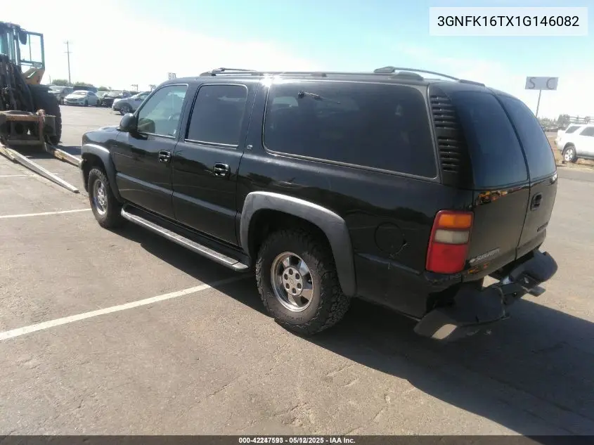 2001 Chevrolet Suburban 1500 Lt VIN: 3GNFK16TX1G146082 Lot: 42247593