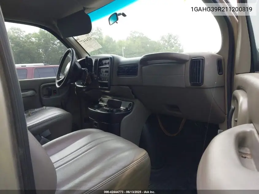 2001 Chevrolet Express VIN: 1GAHG39R211200819 Lot: 42444773