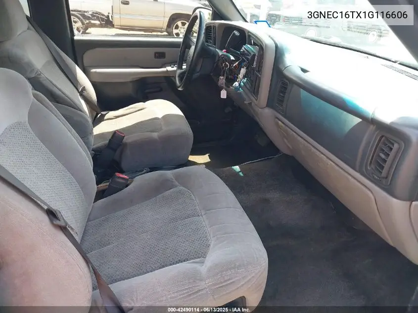 2001 Chevrolet Suburban 1500 Ls VIN: 3GNEC16TX1G116606 Lot: 42490114