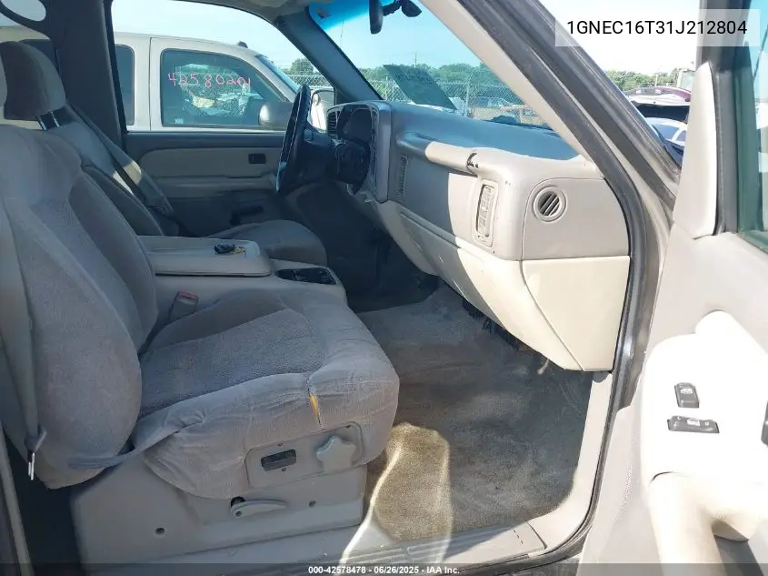 2001 Chevrolet Suburban 1500 Ls VIN: 1GNEC16T31J212804 Lot: 42578478