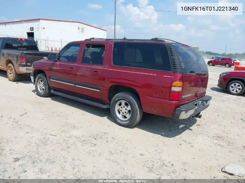 2001 Chevrolet Suburban 1500 Lt VIN: 1GNFK16T01J221340 Lot: 42588266