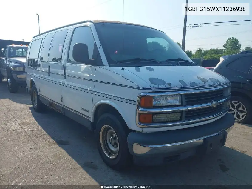 2001 Chevrolet Express G1500 VIN: 1GBFG15WX11236938 Lot: 42601053