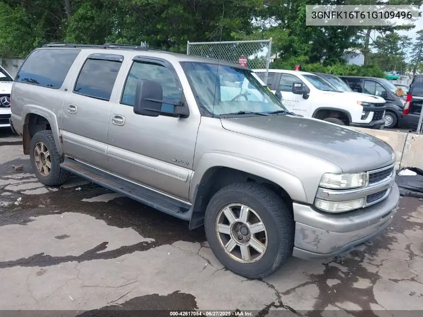 2001 Chevrolet Suburban 1500 Lt VIN: 3GNFK16T61G109496 Lot: 42617054