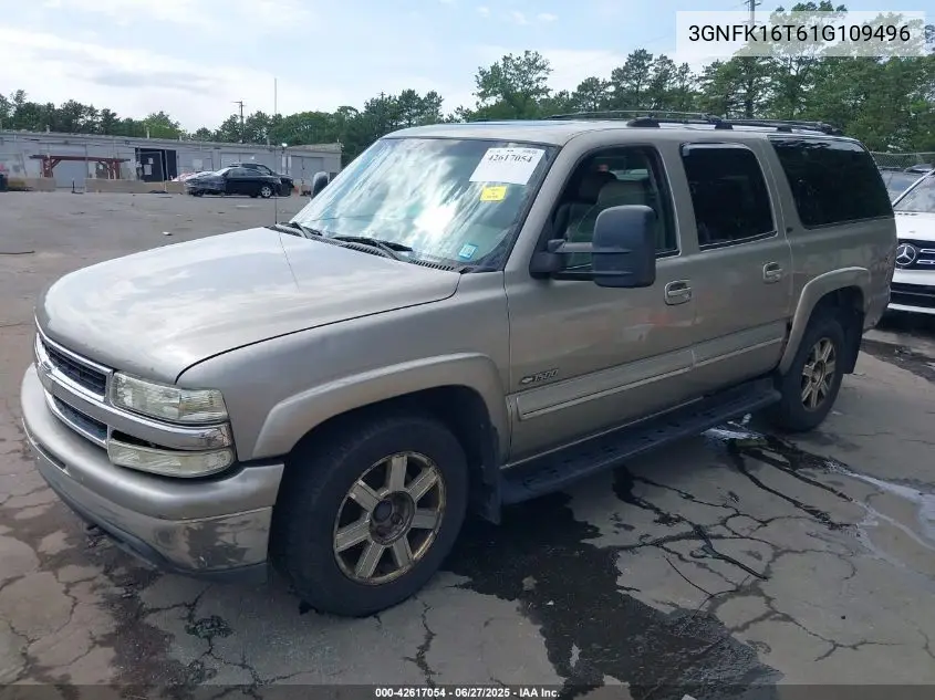 2001 Chevrolet Suburban 1500 Lt VIN: 3GNFK16T61G109496 Lot: 42617054