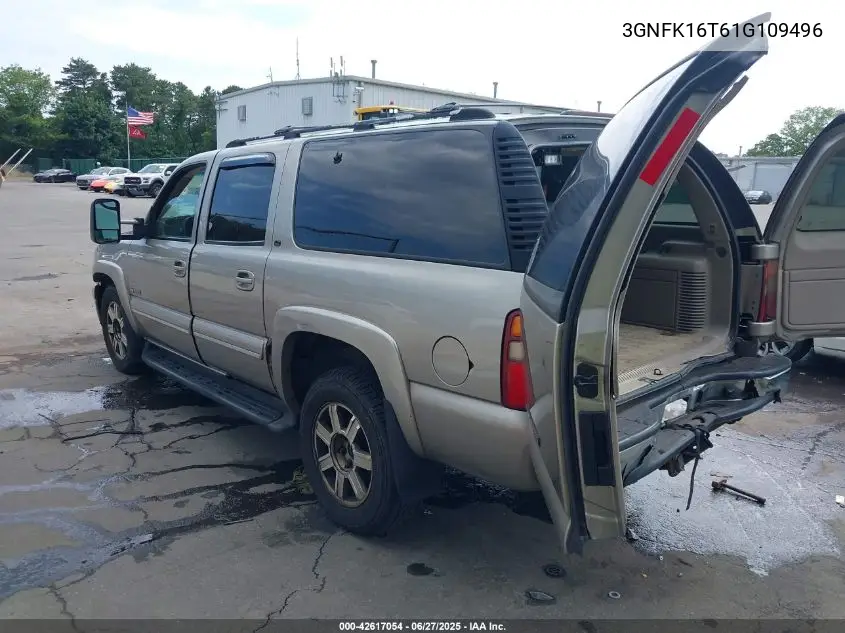 2001 Chevrolet Suburban 1500 Lt VIN: 3GNFK16T61G109496 Lot: 42617054