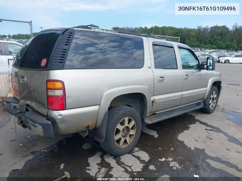 2001 Chevrolet Suburban 1500 Lt VIN: 3GNFK16T61G109496 Lot: 42617054