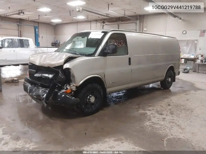 2004 Chevrolet Express VIN: 1GCGG29V441219788 Lot: 41918681