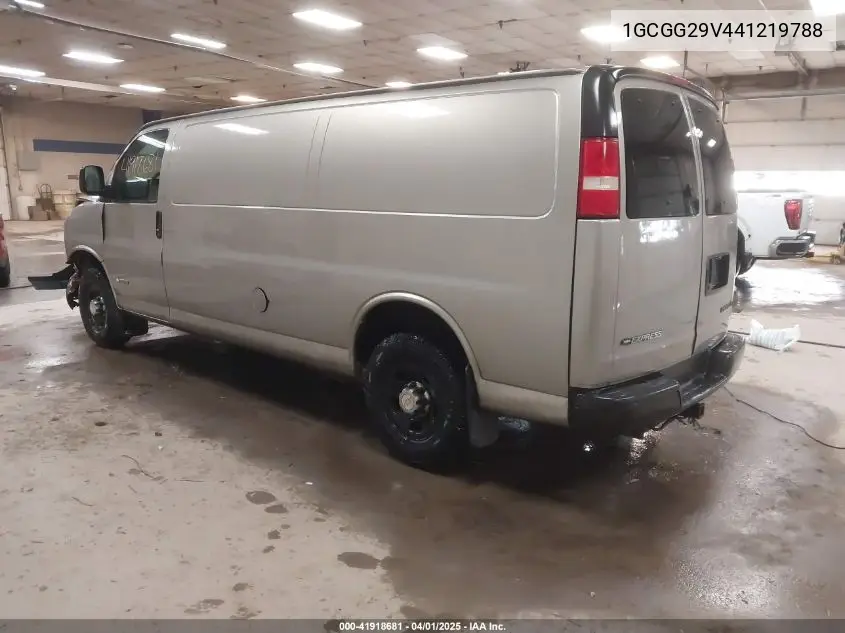 2004 Chevrolet Express VIN: 1GCGG29V441219788 Lot: 41918681