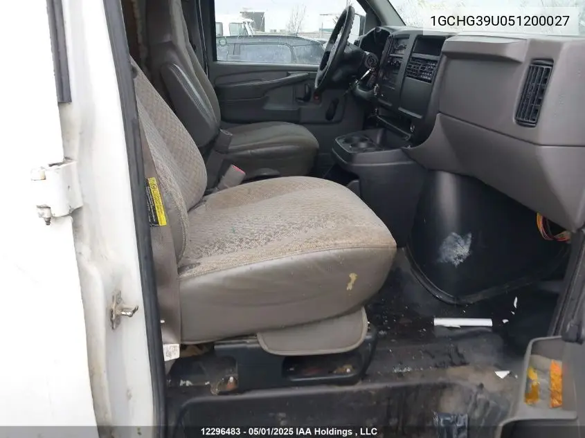 2005 Chevrolet Express G3500 VIN: 1GCHG39U051200027 Lot: 12296483