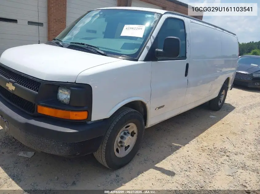 2006 Chevrolet Express Work Van VIN: 1GCGG29U161103541 Lot: 42582209
