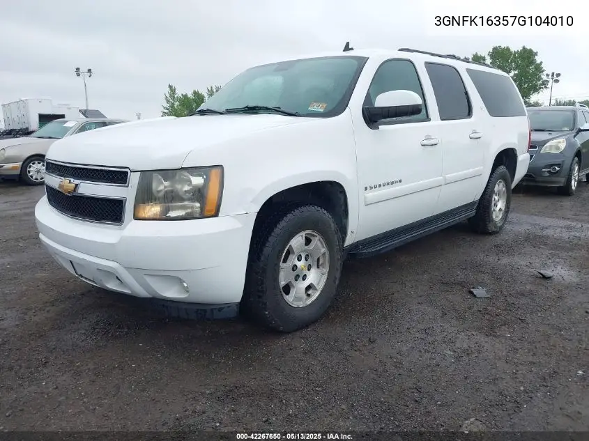 2007 Chevrolet Suburban 1500 Lt VIN: 3GNFK16357G104010 Lot: 42267650
