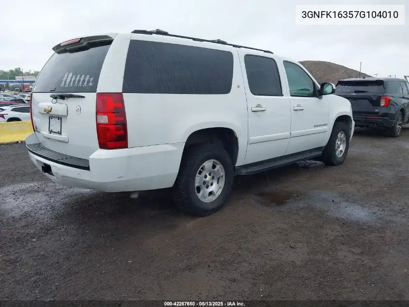 2007 Chevrolet Suburban 1500 Lt VIN: 3GNFK16357G104010 Lot: 42267650