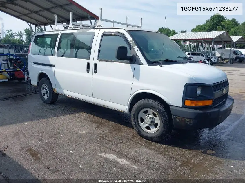 2007 Chevrolet Express Work Van VIN: 1GCFG15X671238277 Lot: 42595354