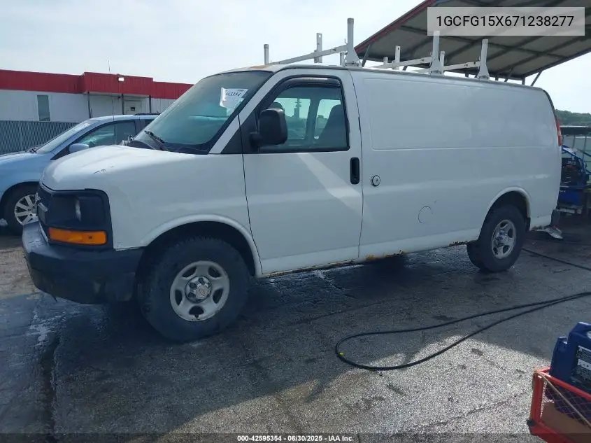 2007 Chevrolet Express Work Van VIN: 1GCFG15X671238277 Lot: 42595354