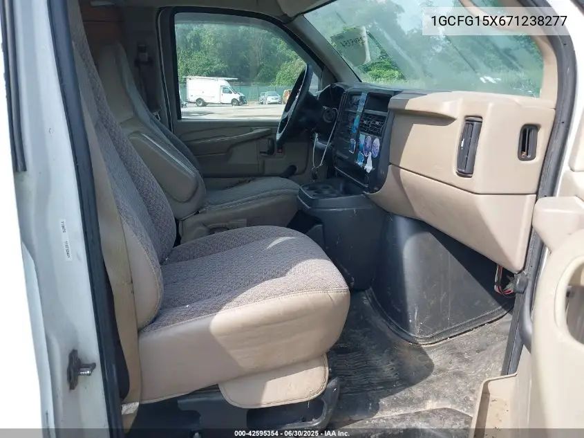 2007 Chevrolet Express Work Van VIN: 1GCFG15X671238277 Lot: 42595354