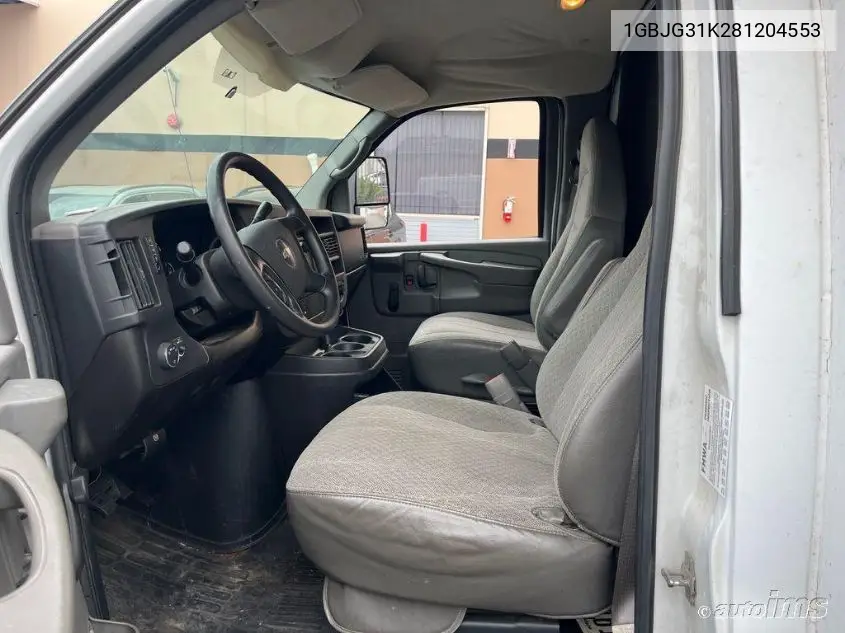 2008 Chevrolet Express G3500 VIN: 1GBJG31K281204553 Lot: 42273221
