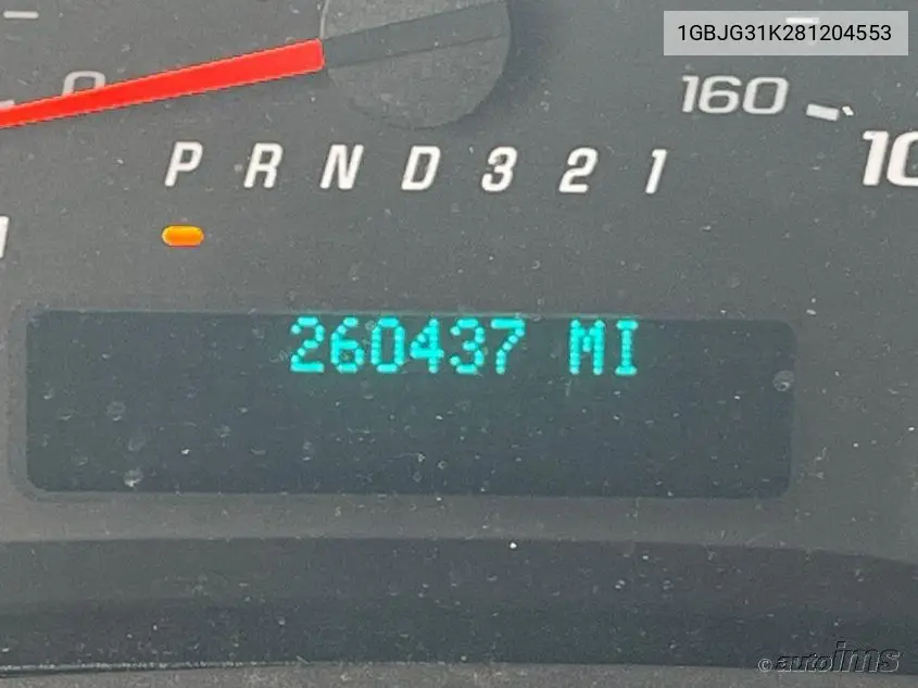 2008 Chevrolet Express G3500 VIN: 1GBJG31K281204553 Lot: 42273221
