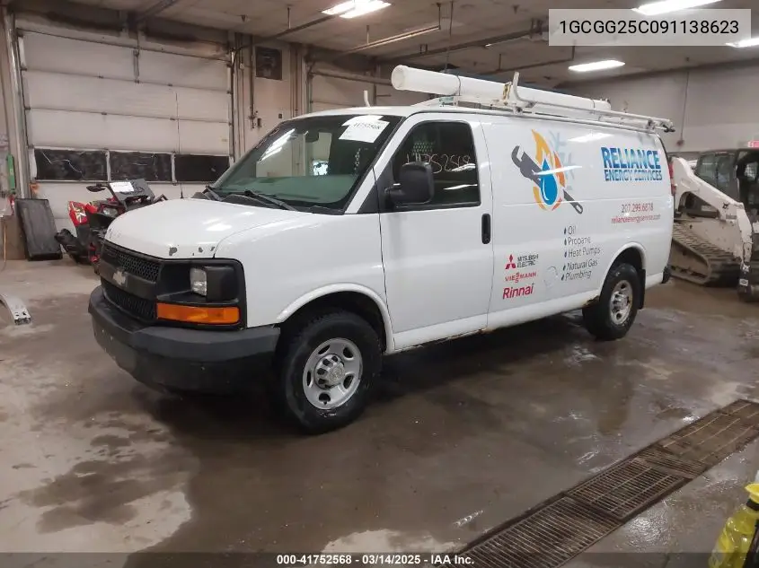 2009 Chevrolet Express 2500 Work Van VIN: 1GCGG25C091138623 Lot: 41752568