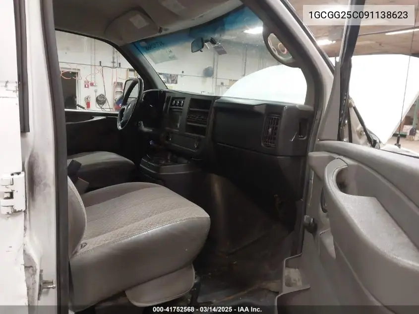 2009 Chevrolet Express 2500 Work Van VIN: 1GCGG25C091138623 Lot: 41752568