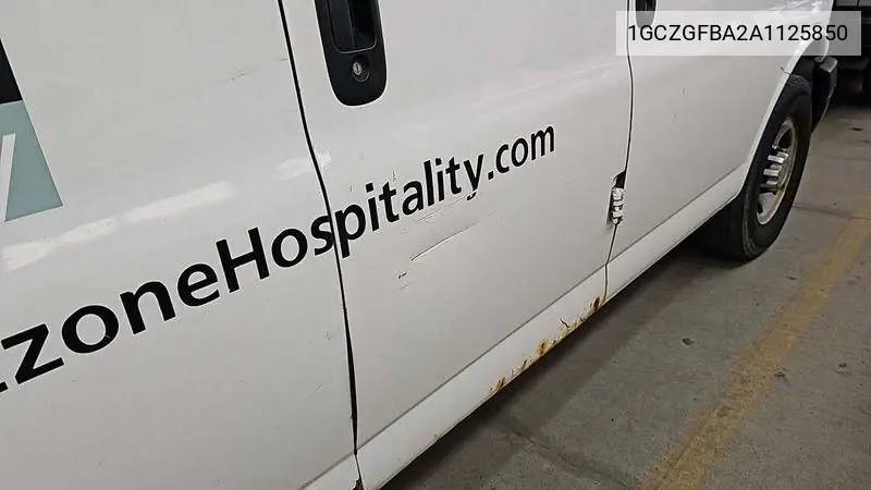 2010 Chevrolet Express G2500 VIN: 1GCZGFBA2A1125850 Lot: 42624644