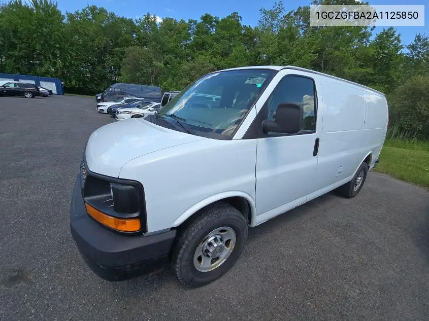 2010 Chevrolet Express G2500 VIN: 1GCZGFBA2A1125850 Lot: 42624644