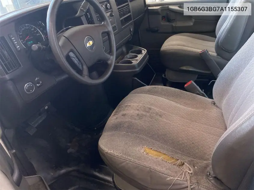 2010 Chevrolet Express G3500 VIN: 1GB6G3BG7A1155307 Lot: 42632711