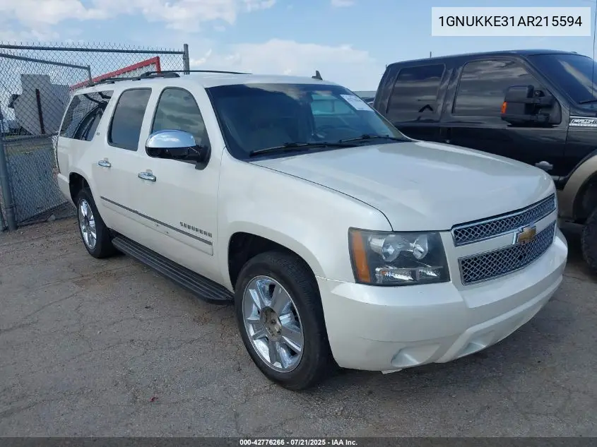 2010 Chevrolet Suburban 1500 Ltz VIN: 1GNUKKE31AR215594 Lot: 42776266