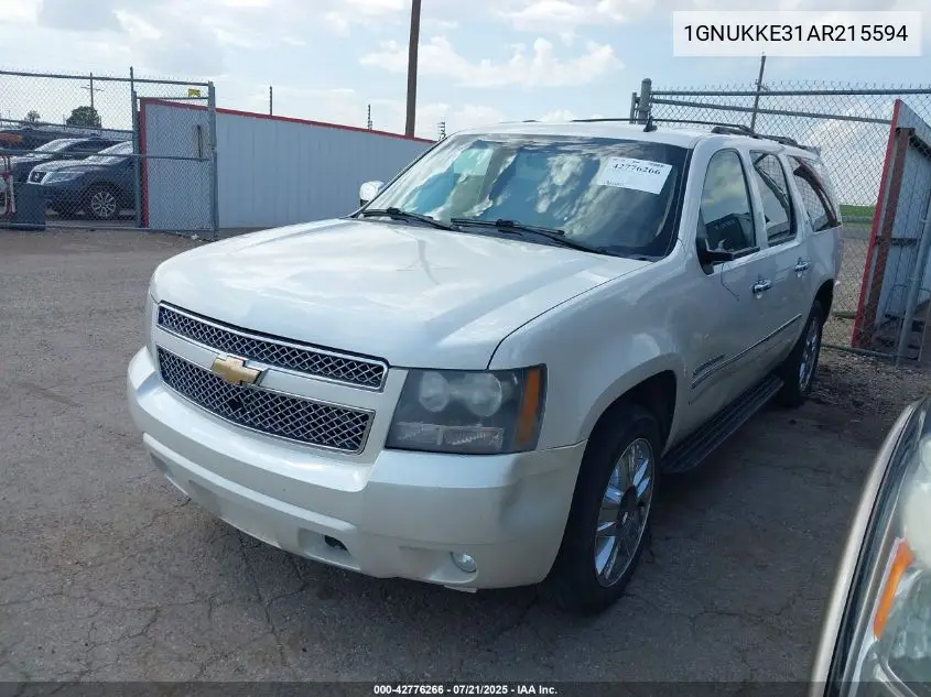 2010 Chevrolet Suburban 1500 Ltz VIN: 1GNUKKE31AR215594 Lot: 42776266