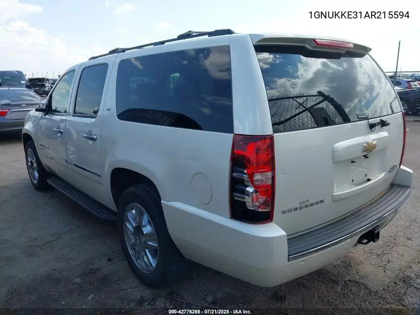 2010 Chevrolet Suburban 1500 Ltz VIN: 1GNUKKE31AR215594 Lot: 42776266