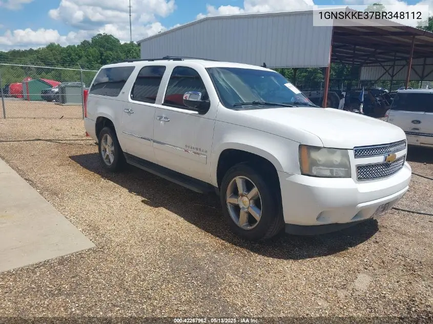 2011 Chevrolet Suburban 1500 Ltz VIN: 1GNSKKE37BR348112 Lot: 42267962