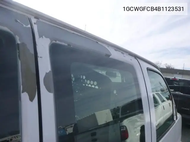 2011 Chevrolet Express G2500 VIN: 1GCWGFCB4B1123531 Lot: 42271859