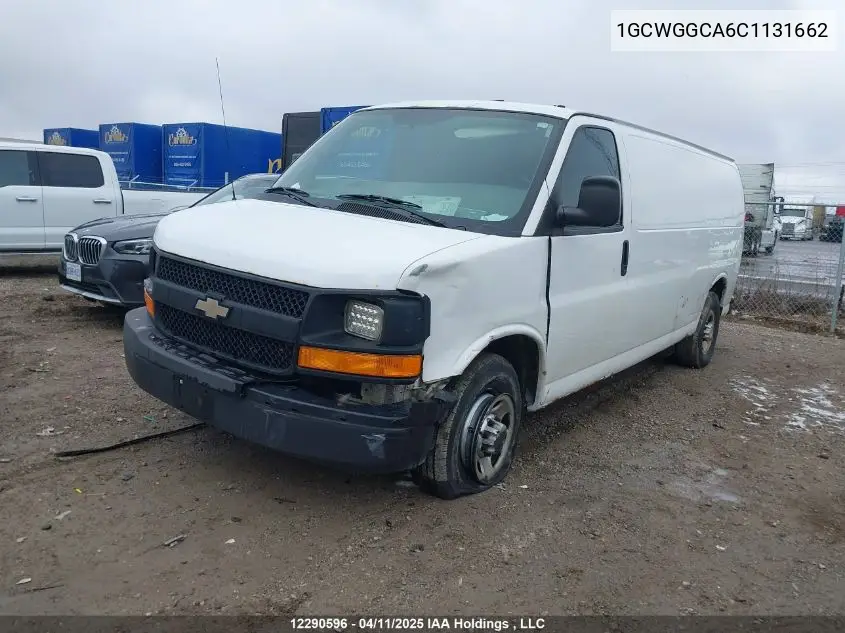 2012 Chevrolet Express 2500 Standard VIN: 1GCWGGCA6C1131662 Lot: 12290596
