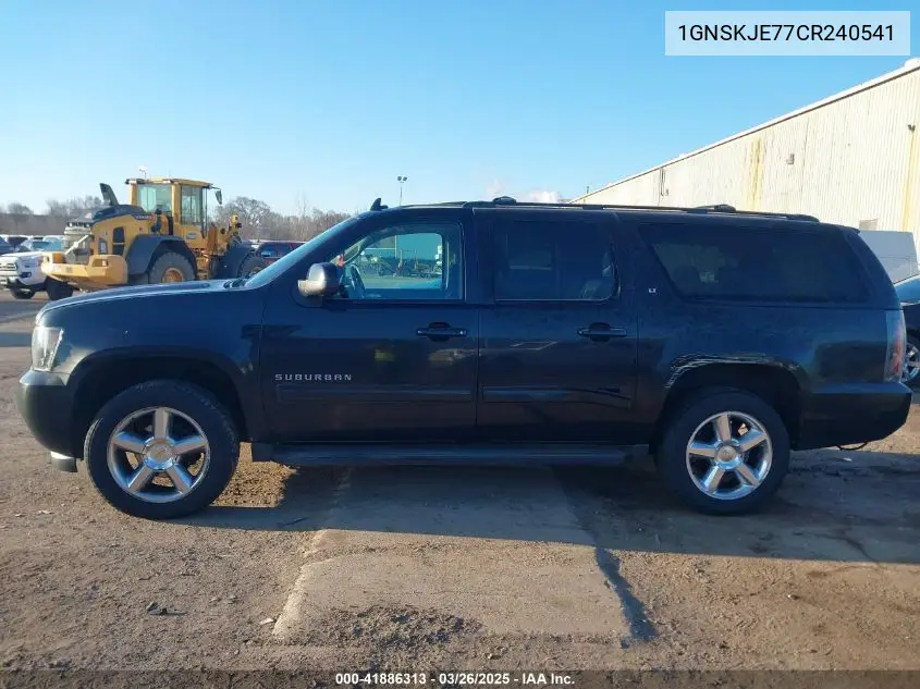 2012 Chevrolet Suburban 1500 Lt VIN: 1GNSKJE77CR240541 Lot: 41886313