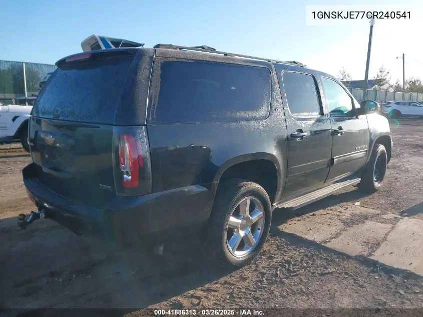 2012 Chevrolet Suburban 1500 Lt VIN: 1GNSKJE77CR240541 Lot: 41886313