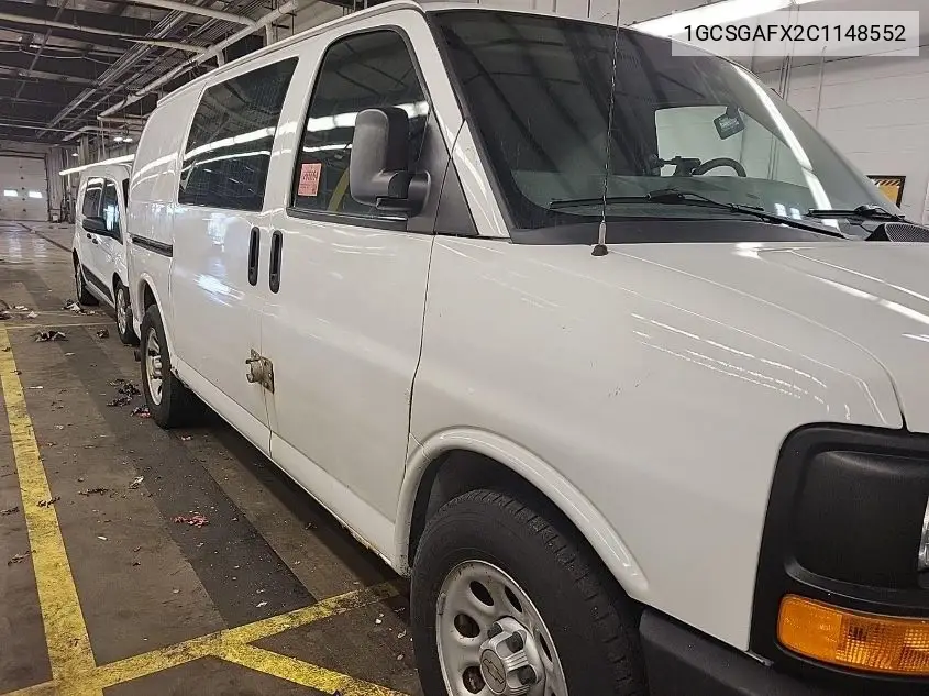 2012 Chevrolet Express G1500 VIN: 1GCSGAFX2C1148552 Lot: 42269567