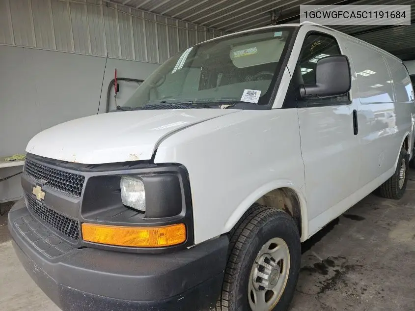 2012 Chevrolet Express G2500 VIN: 1GCWGFCA5C1191684 Lot: 42271847