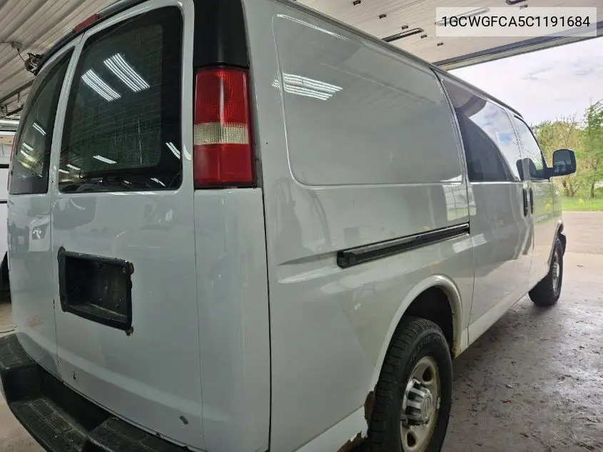 2012 Chevrolet Express G2500 VIN: 1GCWGFCA5C1191684 Lot: 42271847