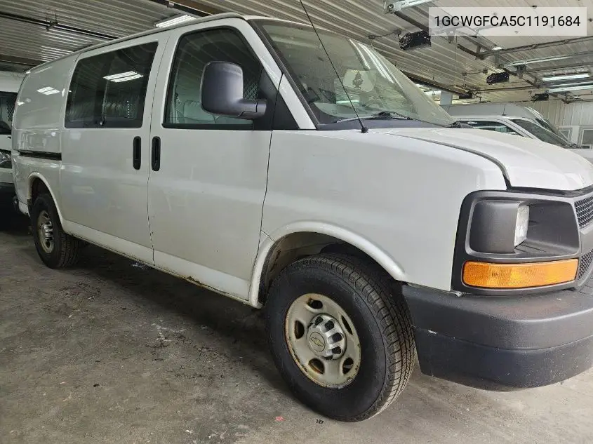 2012 Chevrolet Express G2500 VIN: 1GCWGFCA5C1191684 Lot: 42271847