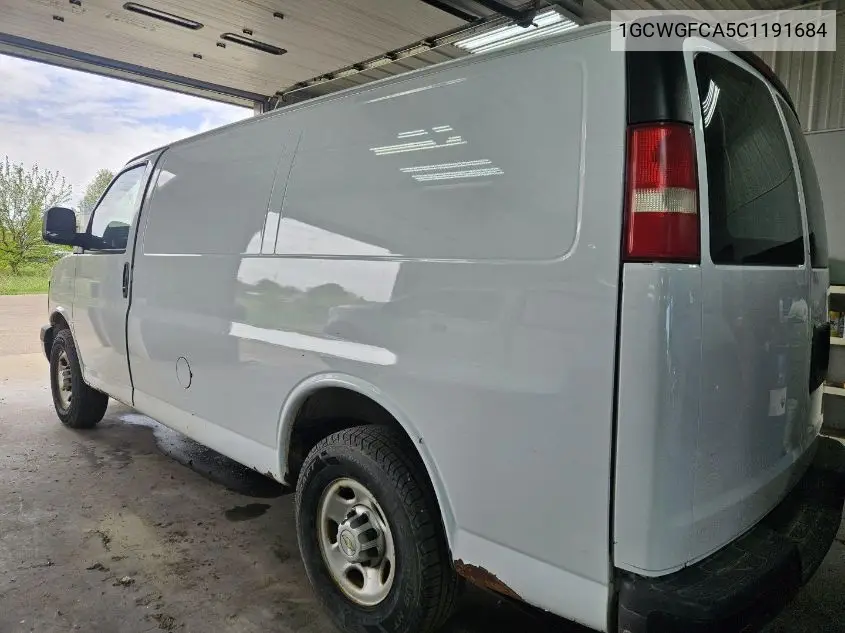 2012 Chevrolet Express G2500 VIN: 1GCWGFCA5C1191684 Lot: 42271847