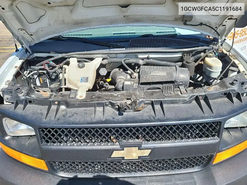 1gcwgfca5c1191684 1GCWGFCA5C1191684 2012 Chevrolet Express 2500 Work Van