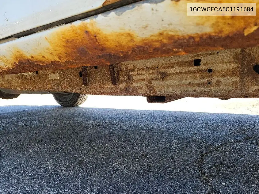 1gcwgfca5c1191684 1GCWGFCA5C1191684 2012 Chevrolet Express 2500 Work Van