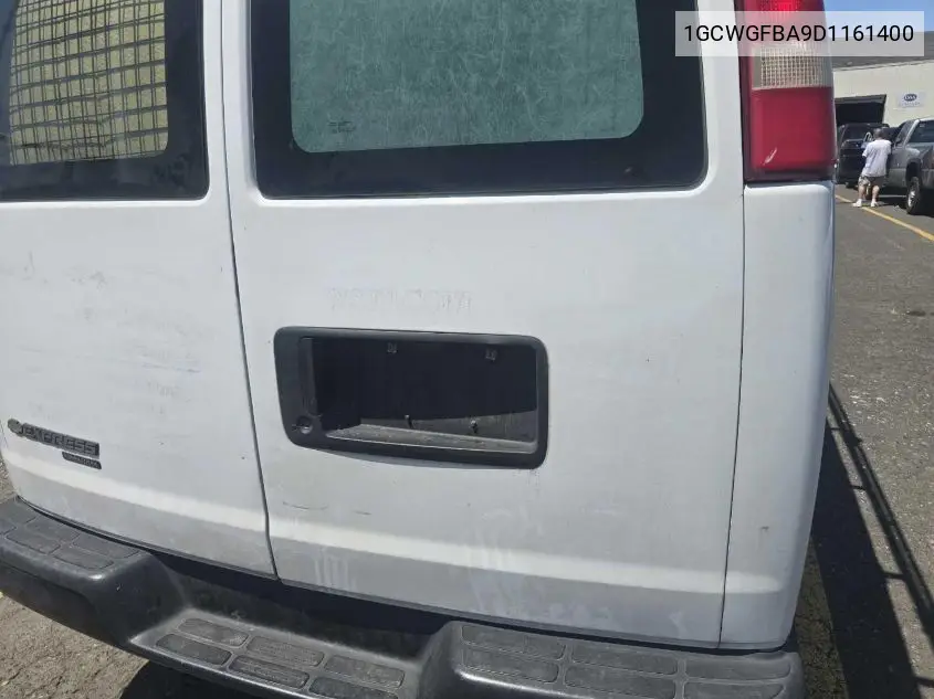 2013 Chevrolet Express 2500 Work Van VIN: 1GCWGFBA9D1161400 Lot: 42631329