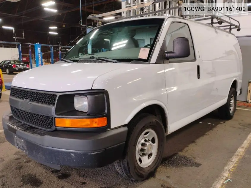 2013 Chevrolet Express 2500 Work Van VIN: 1GCWGFBA9D1161400 Lot: 42631329